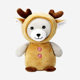 TEDDY DRESSED UP AS REINDEER 15 CM