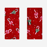 NAPKIN COTTON 2 PCS SET 40X40 CM CANDY CANE