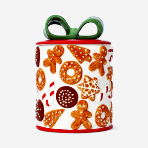 Yılbaşı Temalı Büyük Kurabiye Kavanozu