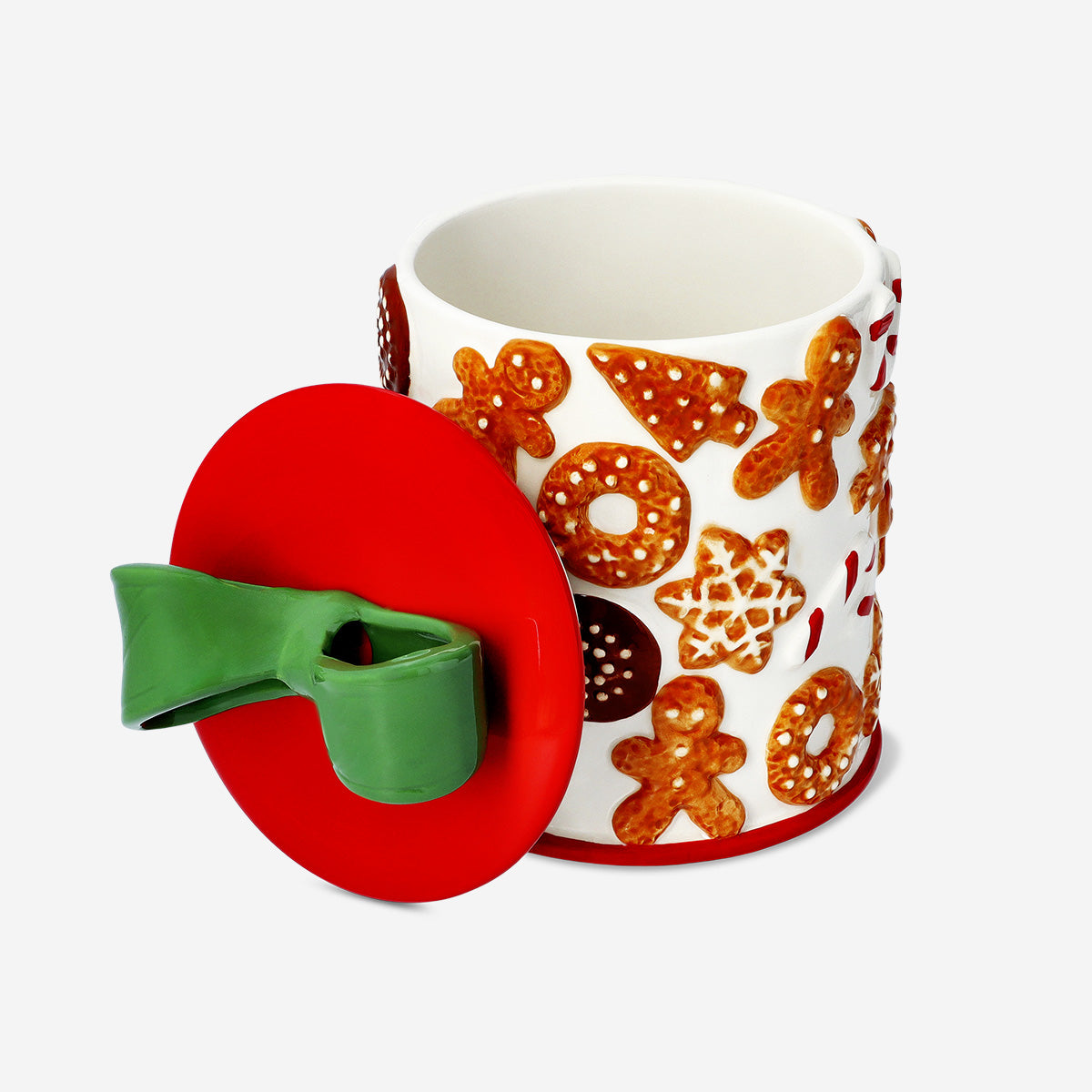 Yılbaşı Temalı Büyük Kurabiye Kavanozu