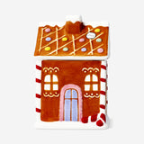 COOKIE JAR SHAPED AS GINGERBREAD HOUSE LARGE