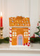 COOKIE JAR SHAPED AS GINGERBREAD HOUSE LARGE