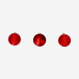 BAUBLES RED PLASTIC MEDIUM 12 PCS