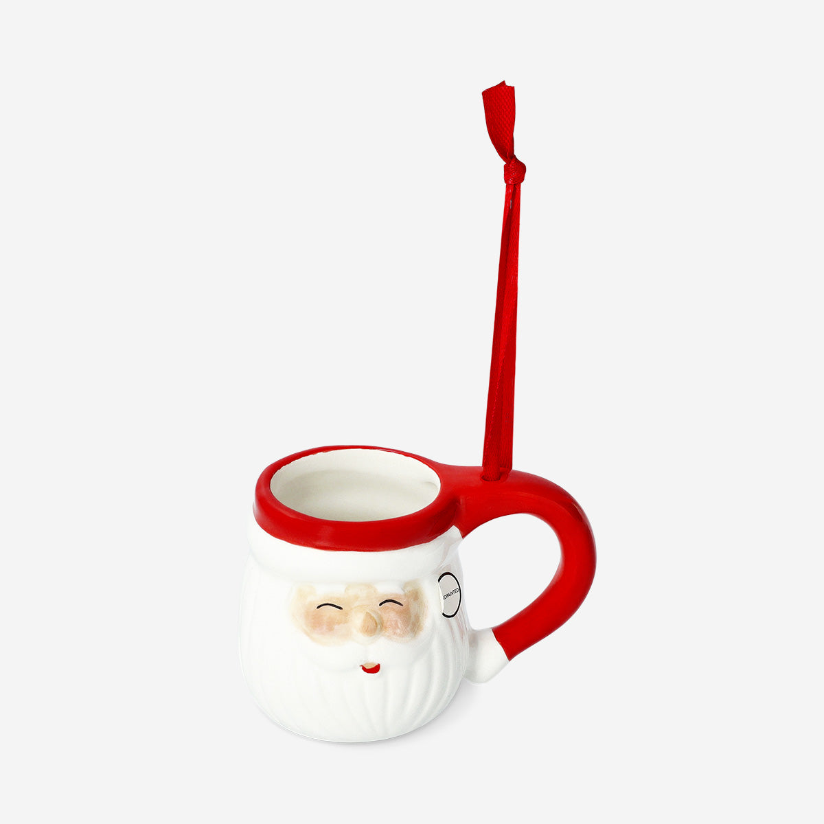 Noel Baba Kupası Şeklinde Yılbaşı Ağacı Süsü