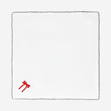 NAPKIN COTTON 2 PCS SET 40X40 CM W EMBROIDERY