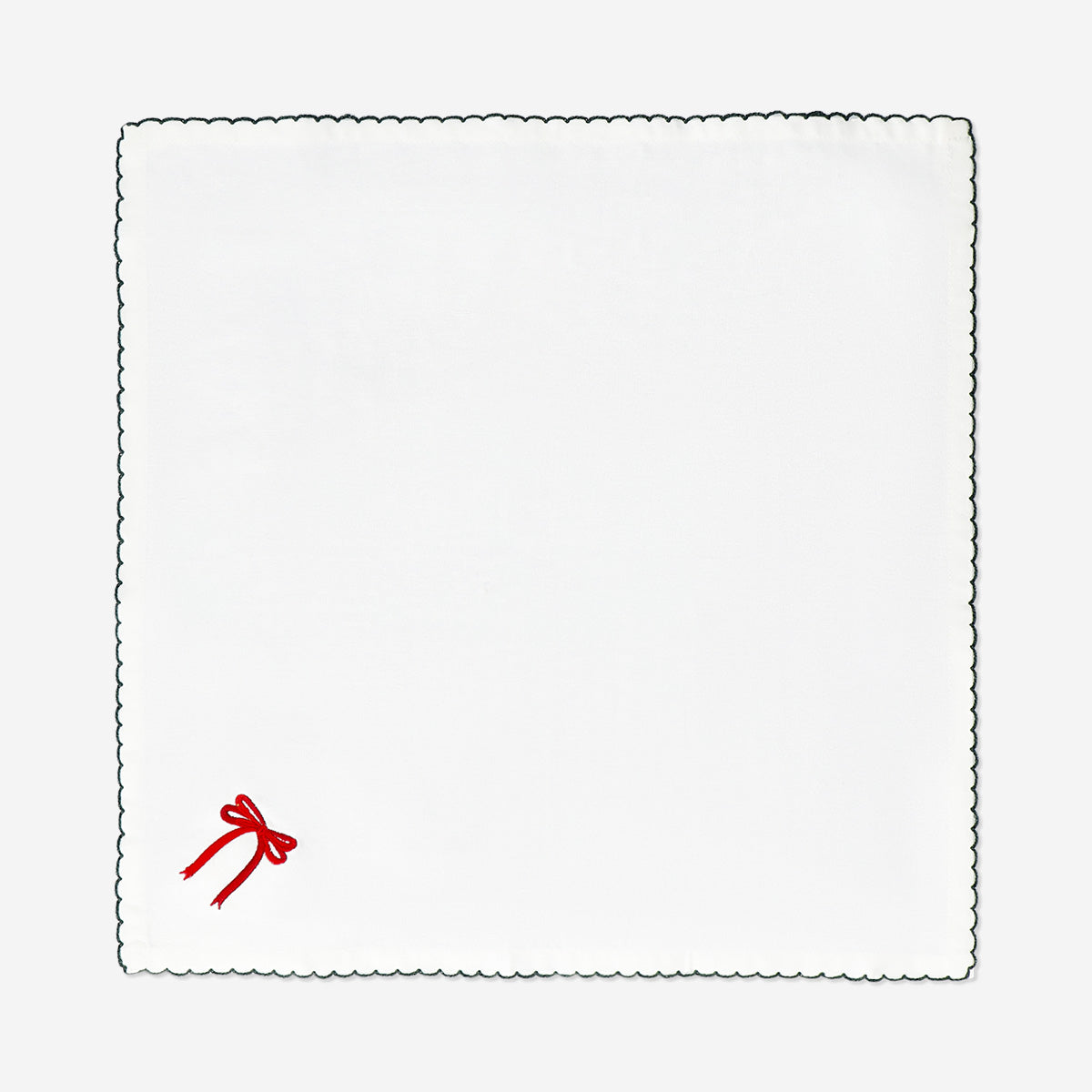 NAPKIN COTTON 2 PCS SET 40X40 CM W EMBROIDERY