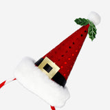 Noel Baba Şapkalı Taç