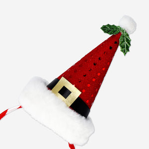 Noel Baba Şapkalı Taç