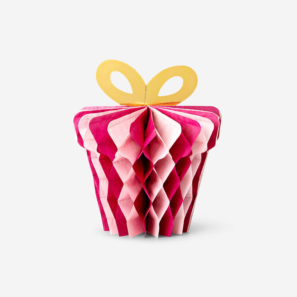 Hediye Şeklinde Kağıt Masa Dekoru