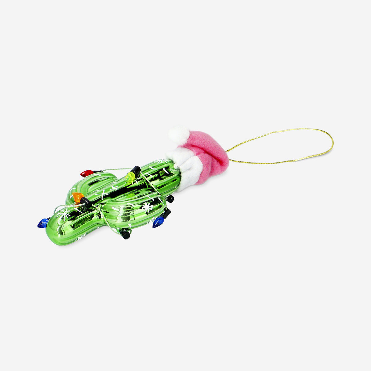 Şapkalı Kaktüs Yılbaşı Ağacı Süsü