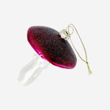 Bordo Mantar Yılbaşı Ağacı Süsü