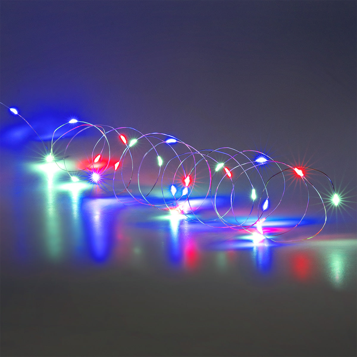 LIGHT CHAIN L: 330 CM 30 LED LIGHTS MULTI RECYCLED | Flying Tiger Türkiye