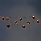 Kırmızı Çan Detaylı LED Işık Zinciri