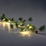 Çam ve Kozalak Detaylı LED Işık Zinciri