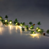 Çam ve Kozalak Detaylı LED Işık Zinciri