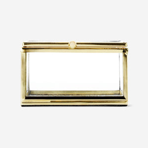 Altın Detaylı Metal Takı Kutusu