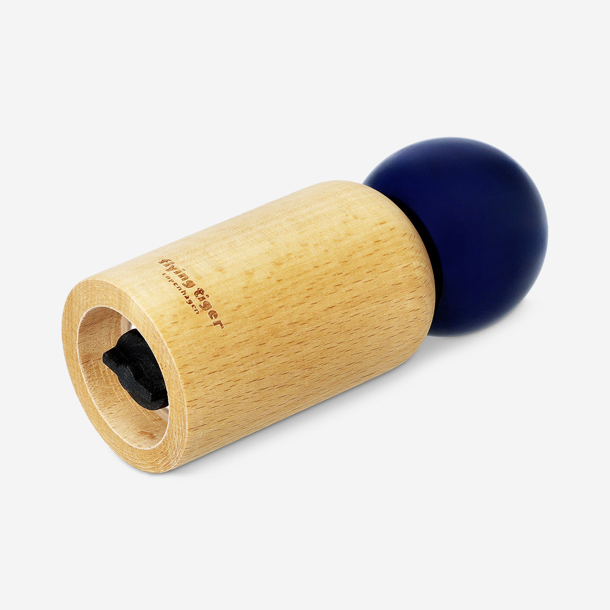 Mavi Ahşap Tuz Karabiber Değirmeni