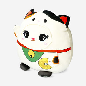 TEDDY CAT HOLDING A COIN 36 CM