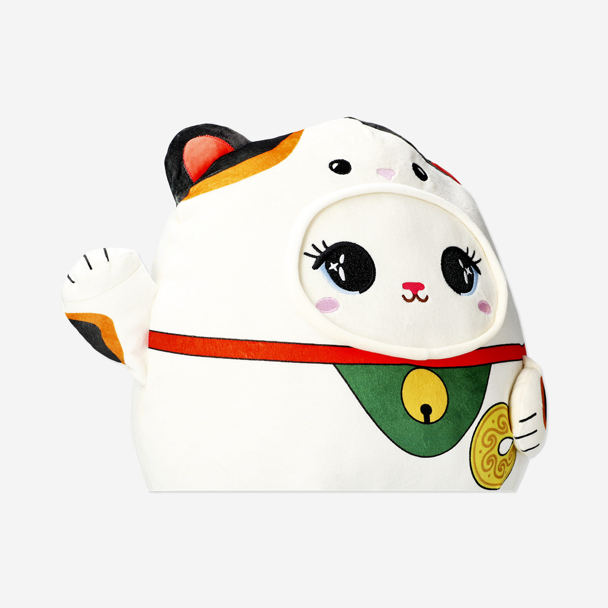 TEDDY CAT HOLDING A COIN 36 CM