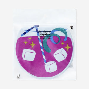 NAPKIN SHAPED COCKTAIL 16PCS