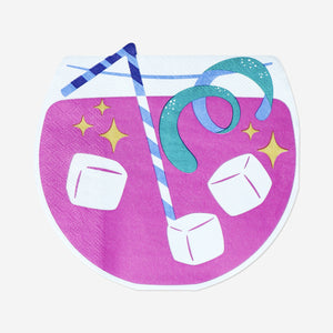 NAPKIN SHAPED COCKTAIL 16PCS