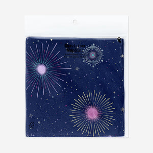 NAPKIN NEW YEAR FIREWORK 16 PCS 16,5x16,5 CM