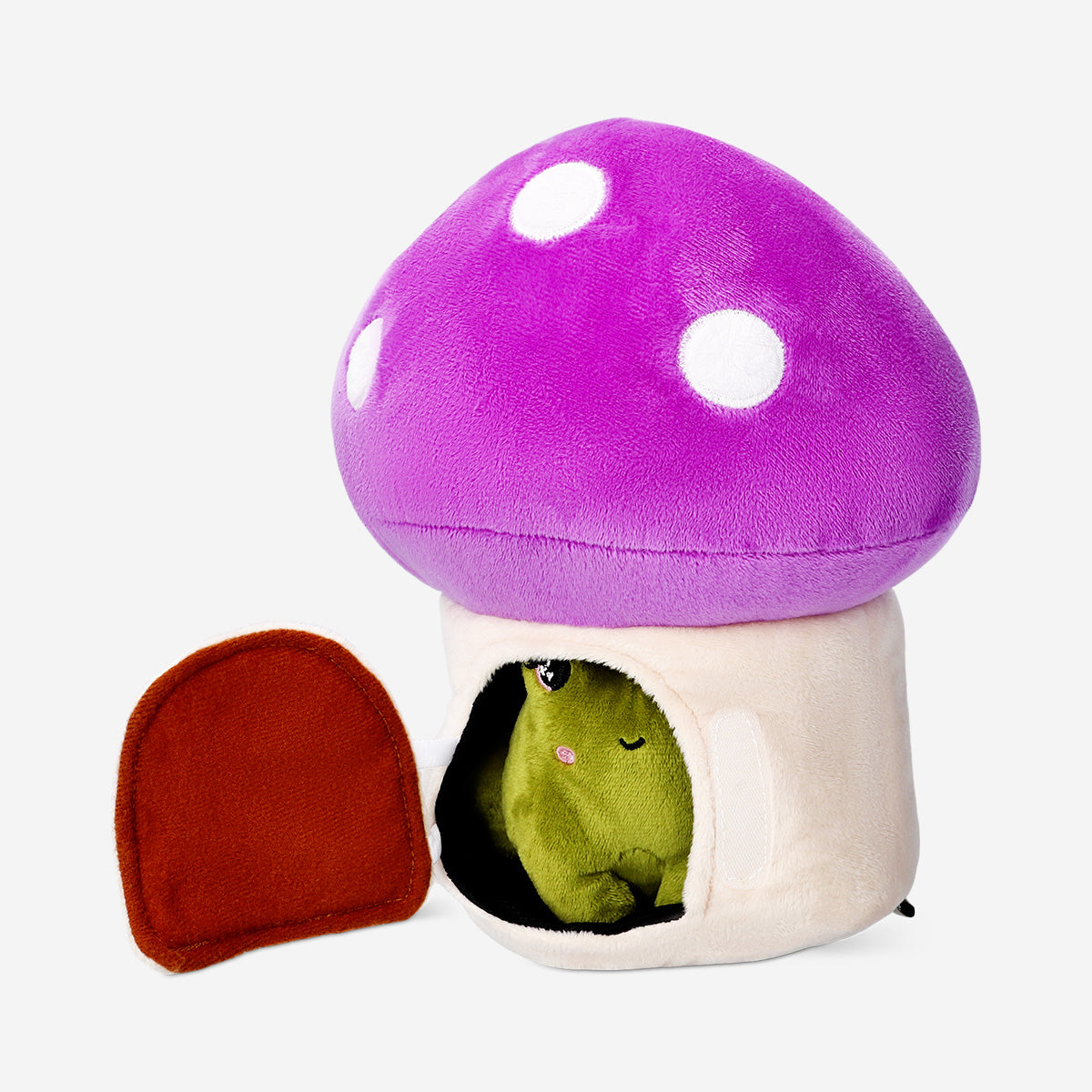 TEDDY MUSHROOM HOUSE WITH MINI PLUSH
