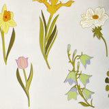 Çiçek Desenli Bej Seramik Kupa