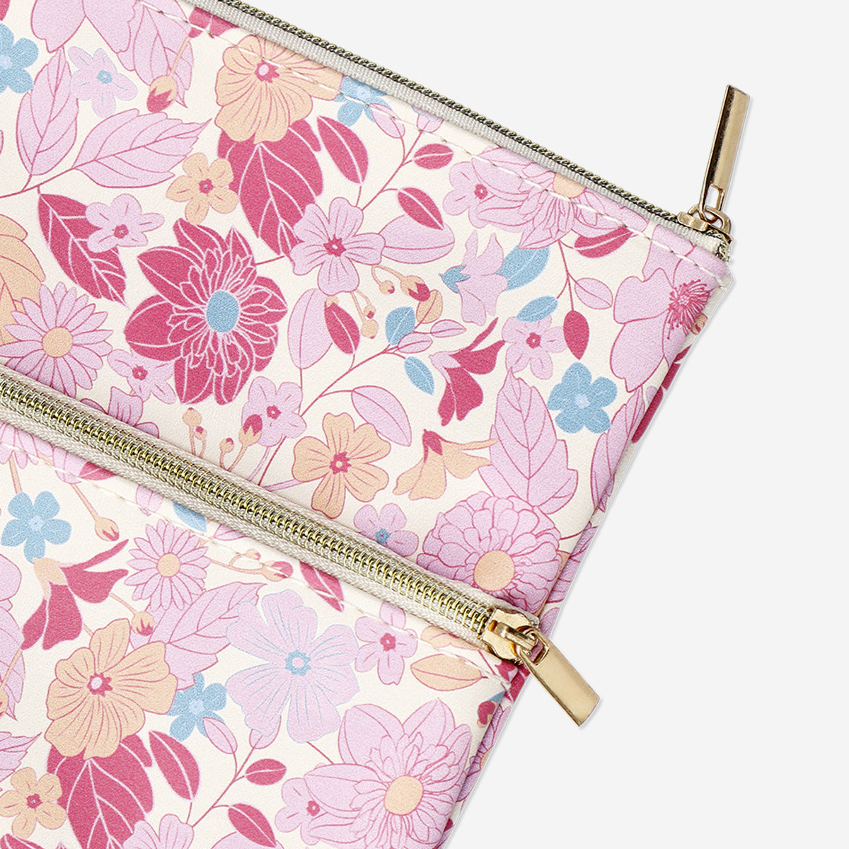 Pembe Çiçekli Kalem Kutusu