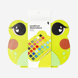WATERCOLOUR PAINTING SET FROG SHAPE