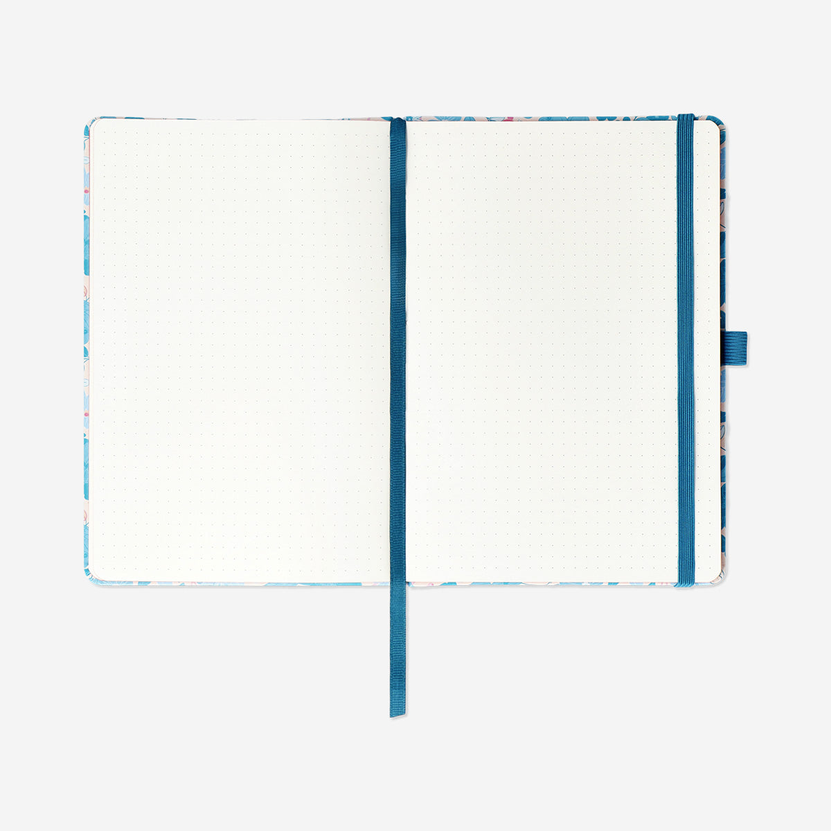 Mavi Çiçekli Kalemli Bullet Planlayıcı A5