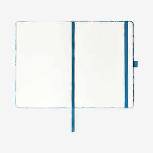 Mavi Çiçekli Kalemli Bullet Planlayıcı A5