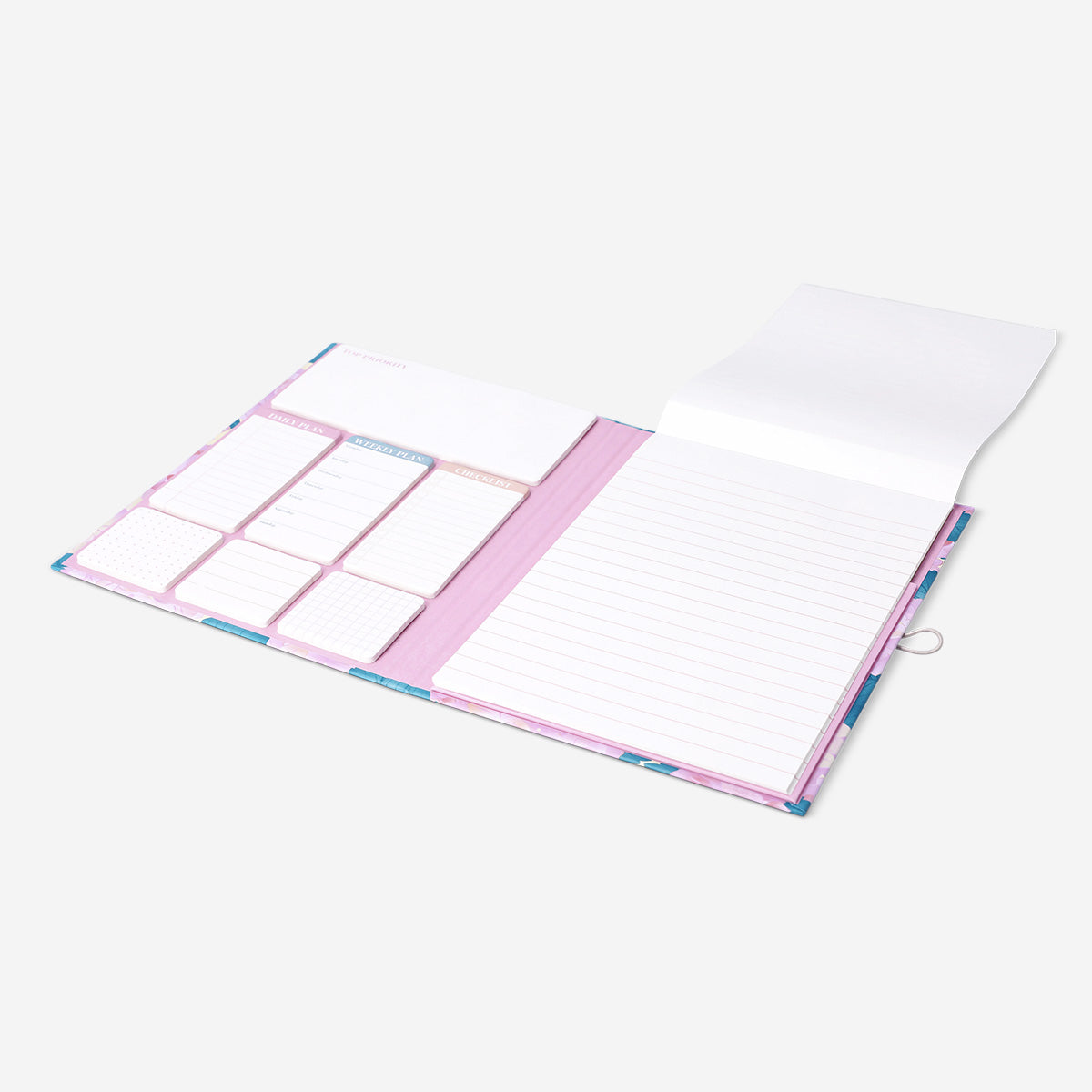 Pembe Çiçekli Not Panosu