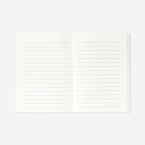 Mavi Çiçekli A6 Defter