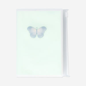 Kelebek Detaylı Fermuarlı A6 Defter