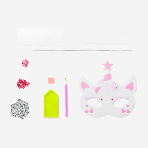 Kendin Yap Taşlı Unicorn Maske