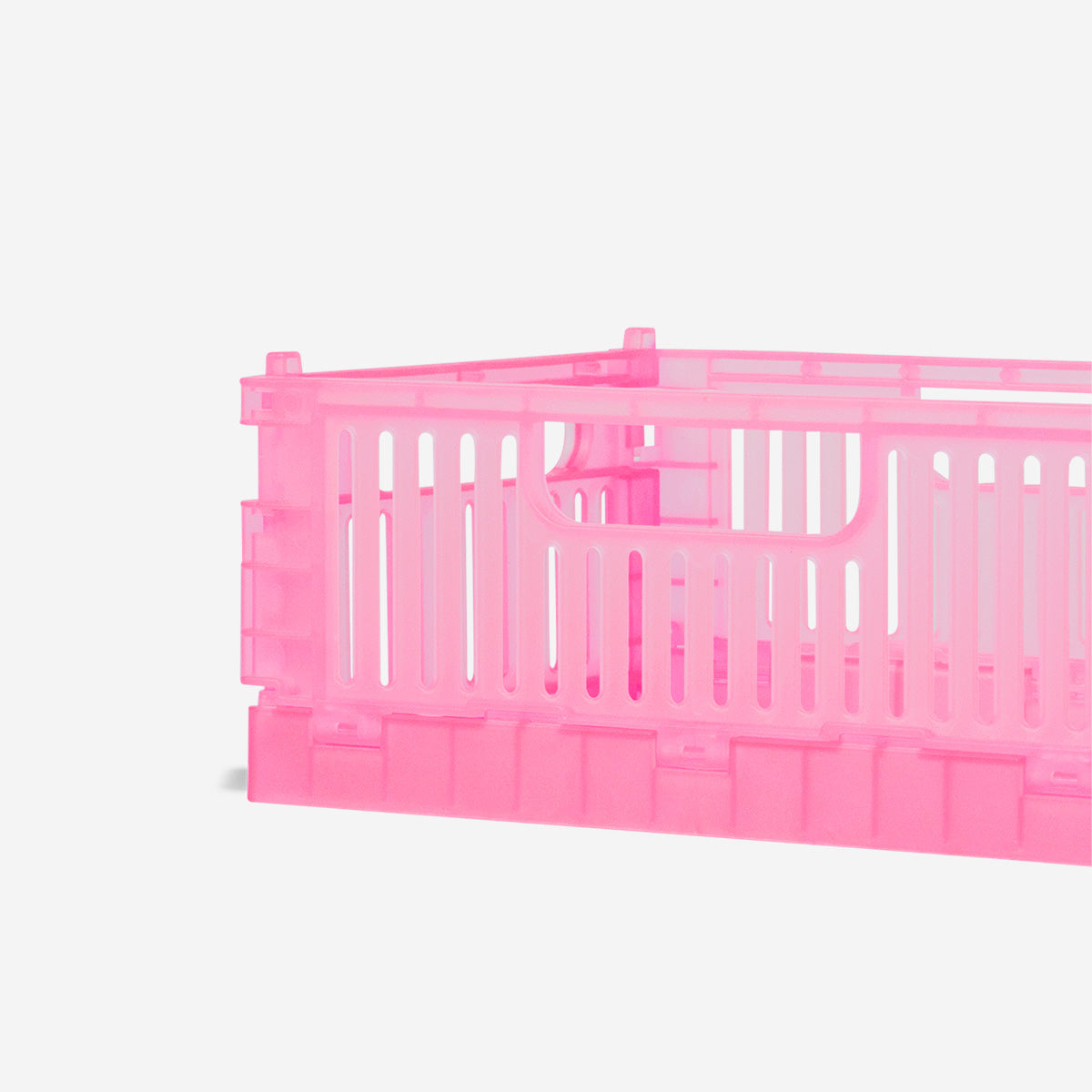 Şeffaf Pembe Katlanabilir Kasa