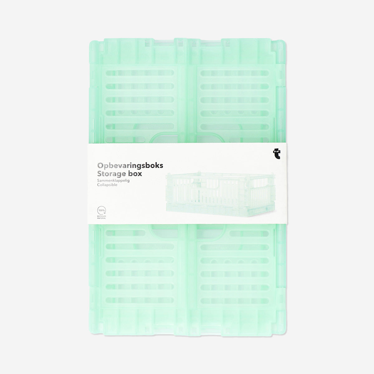 Şeffaf Yeşil Katlanabilir Kasa