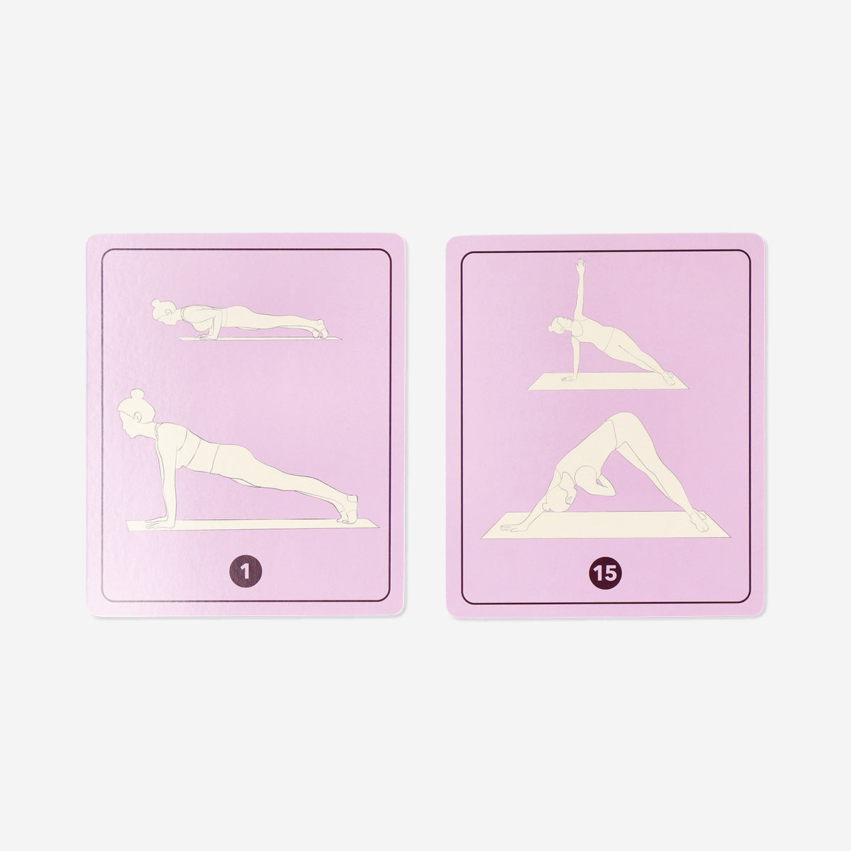 15'li Pilates Egzersiz Kartı Seti