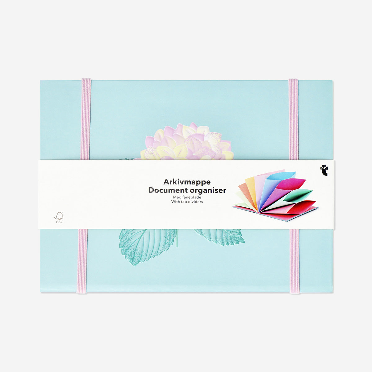 Çiçek Desenli Dosya A5