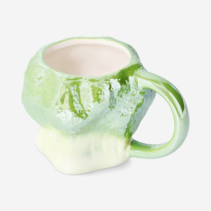MUG WITH HANDLE SHAPED AS BROCCOLI