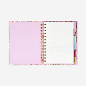 Pembe Çiçekli Haftalık Planlayıcı B6