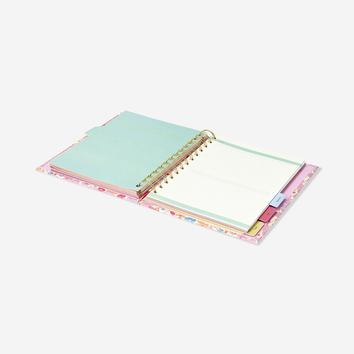 Pembe Çiçekli Haftalık Planlayıcı B6