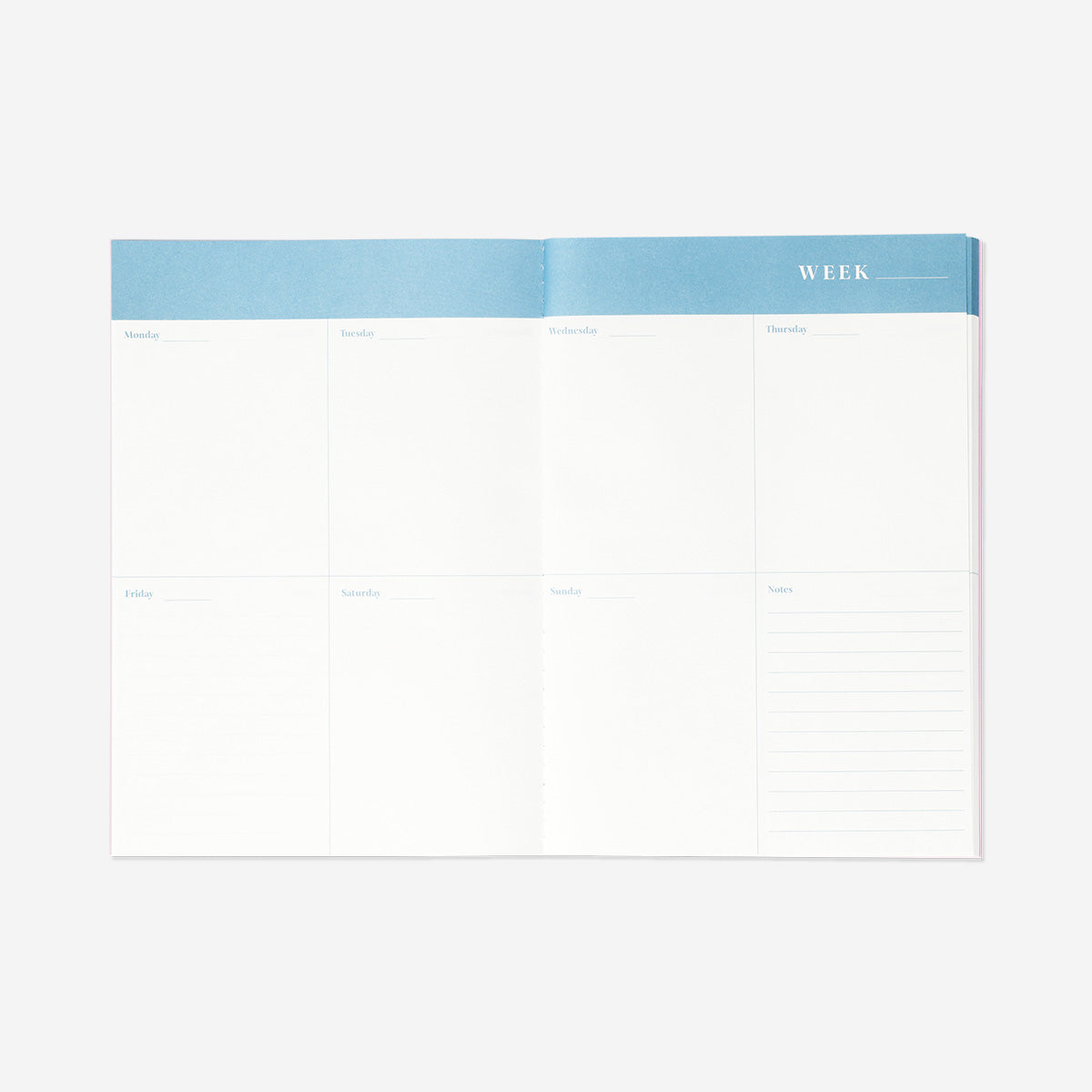 Mavi Haftalık Planlayıcı B5