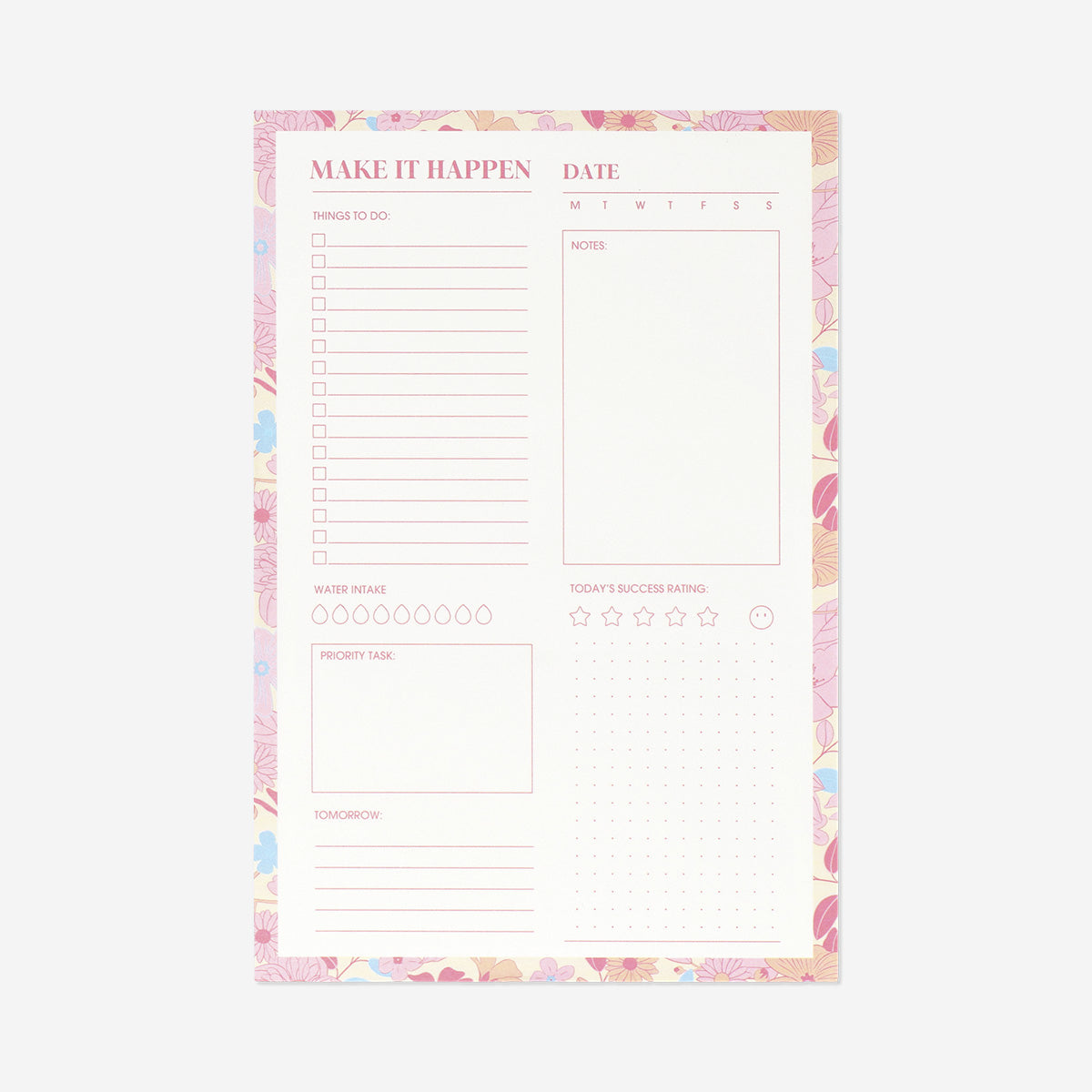 PLANNER DAILY NOTEPAD A5