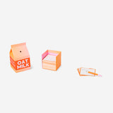 NOTEPAD MILK CARTON W. PENCIL