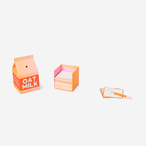 NOTEPAD MILK CARTON W. PENCIL