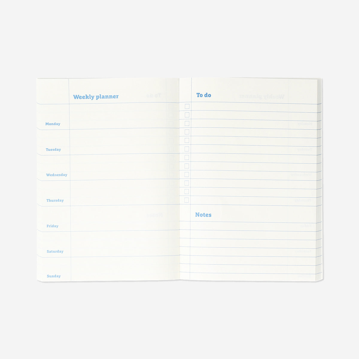 PLANNER WEEKLY NOTEBOOK