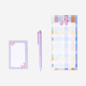 NOTEPAD W. PEN AND STICKY NOTES