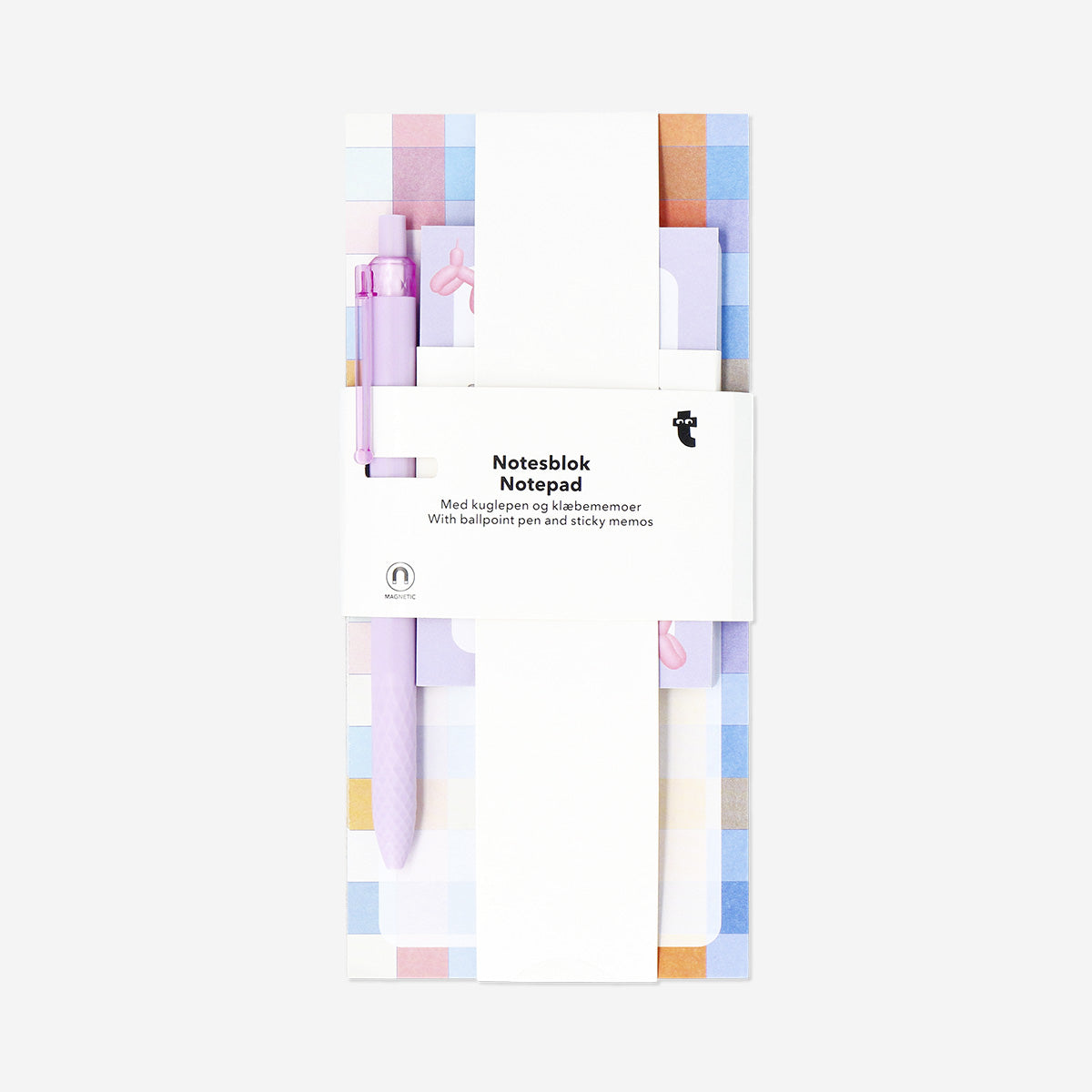 NOTEPAD W. PEN AND STICKY NOTES